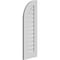 Ekena Millwork Quarter Round Top Left Surface Mount PVC Gable Vent w/ 3-1/2"W x 1"P Standard Frame, 14"W x 40"H GVPQL14X4001SF - alternate 3